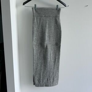 Wilfred wool midi skirt